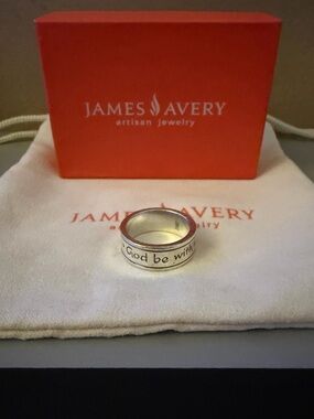 Retired James Avery Ring Size 8 “God Be With Us Together And Apart”